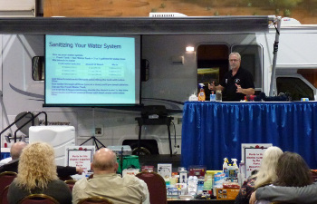 John presenting at a event